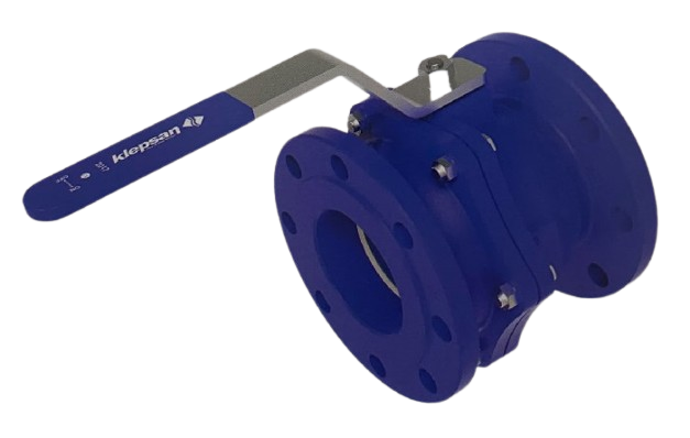 Klepsan DN250 Tam Geçişli Küresel Vana GG 25 (2 Parçalı)