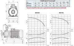 SUMAK SMKT550/2 Trifaze Kademeli Pompa