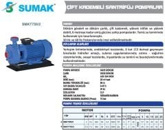 SUMAK SMKT550/2 Trifaze Kademeli Pompa