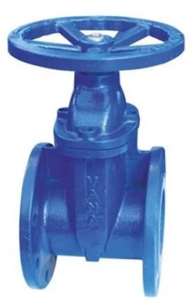 Klepsan DN250 Elastomer Sürgülü Vana F4 GGG40 (Kısa Tip)