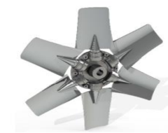Fanex Fan FAP Derece Ayarlı 5-6 Kanatlı Alüminyum Pervane