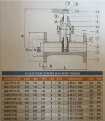 Klepsan DN125 Elastomer Sürgülü Vana F5 GGG40 (Uzun Tip)