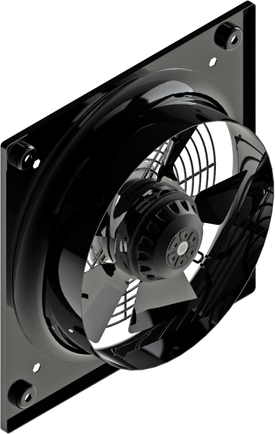 Bahçıvan BDRAX-K 250 Kare Aksiyel Aspiratör Fan - 25 cm Çap