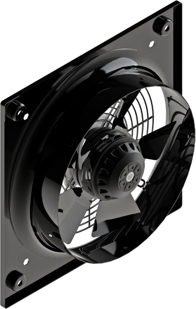 Bahçıvan BDRAX-K 350 Kare Aksiyel Aspiratör Fan - 35 cm Çap