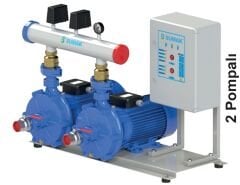Sumak SMKTB750 Çift Kademeli 2x5,5 kw 2 Pompalı Hidrofor