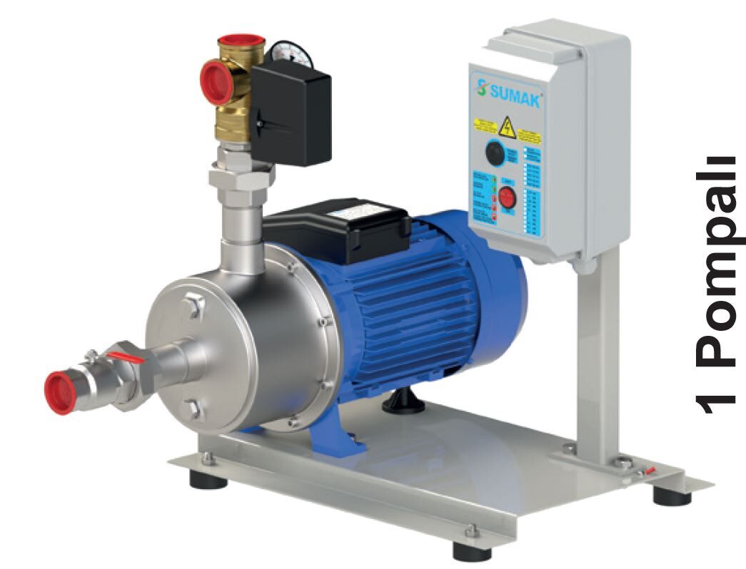 Sumak SMINOX12A300/3 Kademeli 2,2 kw Paslanmaz Hidrofor