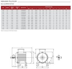 VOLT 0.37 kw 0.5 HP 3000 Trifaze Motor