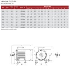 VOLT 0.18 kw 1500 Trifaze Motor