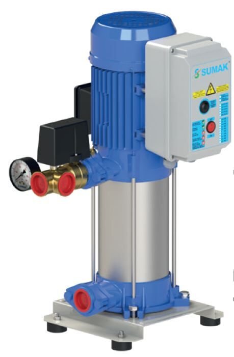 Sumak SHM6A 150/8 Kademeli 1,1 kw Dikey Milli Hidrofor