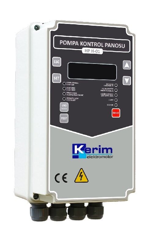 Kerim H-0175-V2 0.5-10 HP Trifaze Hidrofor Kontrol Panosu
