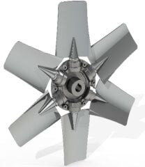 Fanex FAP 600-02 Derece Ayarlı 5 Kanatlı Alüminyum Pervane