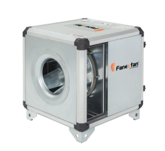 Fanex FPH-400 Harici Motorlu Tek Cidarlı Akustik İzoleli Hücreli Fan